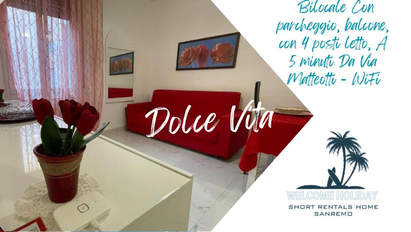 Wh - Dolce Vita - Bilocale - 5 Minuti Dal Centro - Parcheggio Gratuito - Wifi Sanremo Exterior foto